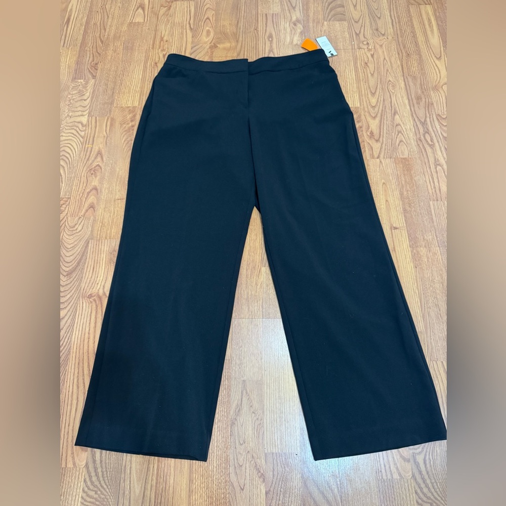 Dana Buchman Black Wide Leg Pants